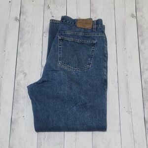 Old Navy Mens 38x32 Baggy Blue Jeans